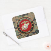 Sticker Carré USMC EGA [édition spéciale] [3D] (Enveloppe)