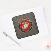 Sticker Carré USMC EGA [édition spéciale] [3D] (Enveloppe)