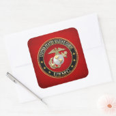 Sticker Carré USMC EGA [édition spéciale] [3D] (Enveloppe)