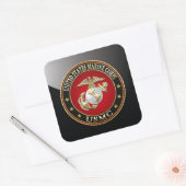 Sticker Carré USMC EGA [édition spéciale] [3D] (Enveloppe)