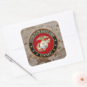 Sticker Carré USMC EGA [édition spéciale] [3D] (Enveloppe)
