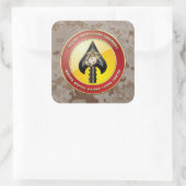 Sticker Carré USMC Opérations spéciales (MARSOC) [3D] (Sac)