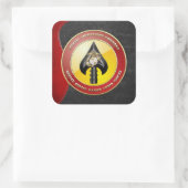 Sticker Carré USMC Opérations spéciales (MARSOC) [3D] (Sac)