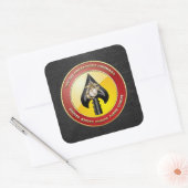 Sticker Carré USMC Opérations spéciales (MARSOC) [3D] (Enveloppe)