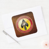 Sticker Carré USMC Opérations spéciales (MARSOC) [3D] (Enveloppe)