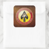 Sticker Carré USMC Opérations spéciales (MARSOC) [3D] (Sac)