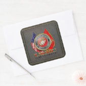 Sticker Carré USMC Semper Fi [édition spéciale] [3D] (Enveloppe)