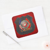 Sticker Carré USMC Semper Fi [édition spéciale] [3D] (Enveloppe)