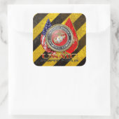Sticker Carré Usmc Semper fi [Edition spéciale] [3D] (Sac)