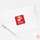 Sticker Carré USMC Semper Fidelis [Semper Fi] (Enveloppe)