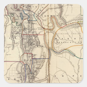 Sticker Carré Utah 2