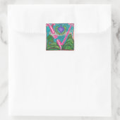 STICKER CARRÉ V - MINIATURE (Sac)