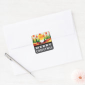 Sticker Carré Vacances dans les Pins ! (Enveloppe)