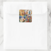 Sticker Carré Vacances d'hiver Ribbon (Sac)