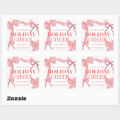 Sticker Carré Vacances Vacances Vacances Vacances Photos Rouge e (Feuille)