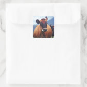 Sticker Carré vache (Sac)