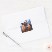 Sticker Carré vache (Enveloppe)