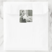 Sticker Carré Vaisselle pour homme (Sac)