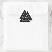 Sticker Carré Valknut (Sac)