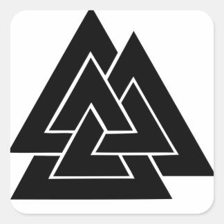 Sticker Carré Valknut