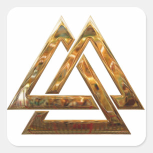 Sticker Carré Valknut
