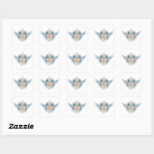 Sticker Carré Valkyrie (Feuille)