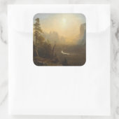 Sticker Carré Vallée de Yosemite, sentier Glacier Point (Sac)