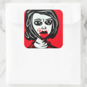 Sticker Carré Vampire (Sac)