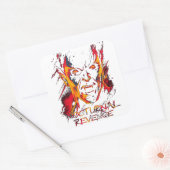 Sticker Carré Vampire de vengeance nocturne (Enveloppe)
