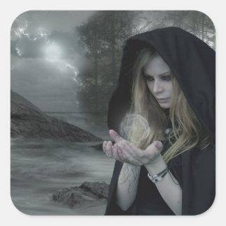 Sticker Carré Vampire & Witchcraft