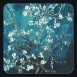 Sticker Carré Van Gogh Almond Blossoms : Turquoise foncé<br><div class="desc">✨ fleurir partout où vous vous tirez ✨ Apportez l’élégance intemporelle des fleurs d’amandes de Van Gogh dans votre vie quotidienne avec ces beaux autocollants. Disponibles dans une gamme de superbes palettes de couleurs, ces accents astucieux ajoutent une touche de sophistication florale aux ordinateurs portables, bouteilles d'eau, carnets, cabines téléphoniques,...</div>