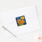 Sticker Carré Van Gogh Sunflowers (Enveloppe)