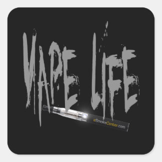 Sticker Carré Vape Life !