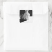 Sticker Carré Vase avec sphère (Sac)