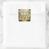 Sticker Carré Vasily Sadovnikov : Intérieur de l'église trinitai (Sac)