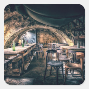 Sticker Carré Vaulted Wine Celler Bar