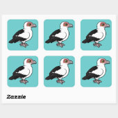 Sticker Carré Vautour des palmiers (Feuille)