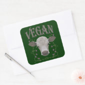 STICKER CARRÉ VEGAN - */* 25 (Enveloppe)