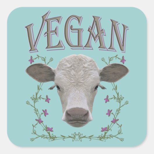 STICKER CARRÉ VEGAN - */* 3 (Devant)