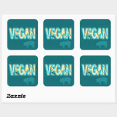 Sticker Carré Vegan paper (Feuille)