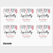 Sticker Carré Végétation De Noël Faite Spécialement Pour Vous Sc (Feuille)