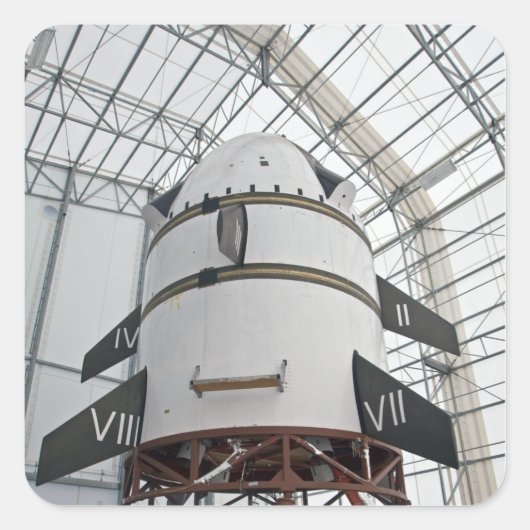 Sticker Carré Véhicule du système d'abandon de lancement max. (Devant)