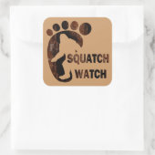 Sticker Carré Veille de squatch (Sac)