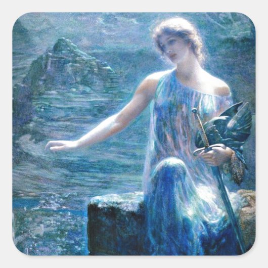 Sticker Carré Veillée de Valkyrie (Devant)