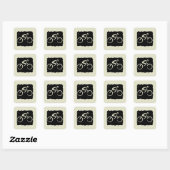 Sticker Carré Vélo (Feuille)