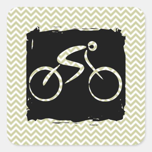 Sticker Carré Vélo (Devant)