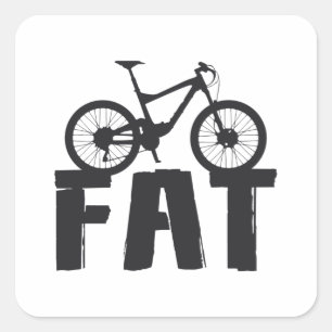 Sticker Carré Vélo de graisse VTT Vélo de montagne Vélo de vélo
