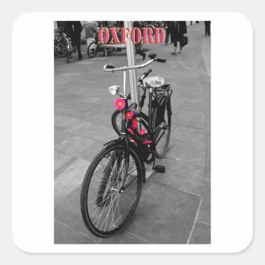 Sticker Carré Vélo Oxford (Devant)