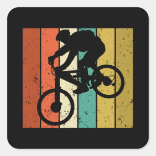 Sticker Carré Vélo VTT VTT MTB Drôle cadeau