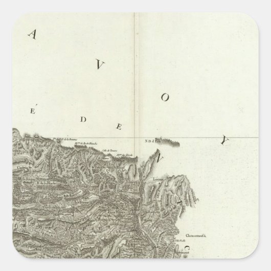 Sticker Carré Vence (Devant)